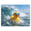 Badeend - Stoer - Golven muismat rubber klein -3d