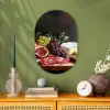 Borrelplank - Stilleven - Vintage Wandcirkel Ovaal Forex klein -sfeer2
