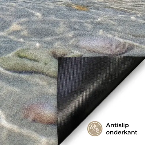 Tropisch - Badeend - geel Deurmat klein -antislip_NL