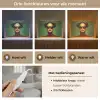 Vrouw - Groen - Bril - Aesthetic - Modern Light Box met kabel (Tafellamp) klein -USP_lichtkleurNL