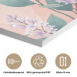 Kolibrie - Vliegen - Natuur - Illustratie - Kleurrijk PET vilt klein -closeup_NL