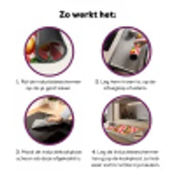 Citroen - Geïllustreerd - Oranje Inductie beschermer vinyl 3mm klein 276 -zzzzzzz-cc-werking