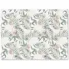 Boho - Jungle - Bloemen - Bladeren tuinposter los doek klein -3d