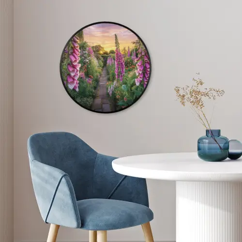 Vingerhoedskruid - Bloemen - Tuin Fotolijst rond zonder passe partout klein -sfeer2