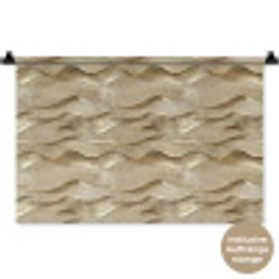 Golven - Patroon - Goud Wandkleed katoen klein 269 -t3d_DE