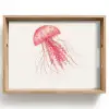 Kwal - Tentakels - Roze Dienblad Rechthoek middel -z3d_shopping
