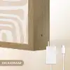 Decoratief - Labyrint - Beige Light Box met batterij (Wandlamp) middel -USP_websiteoplaadbaarNL