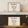 Olifant - Bohemian - Dieren - Boho Light Box met batterij (Wandlamp kind) middel -sfeer3_kind