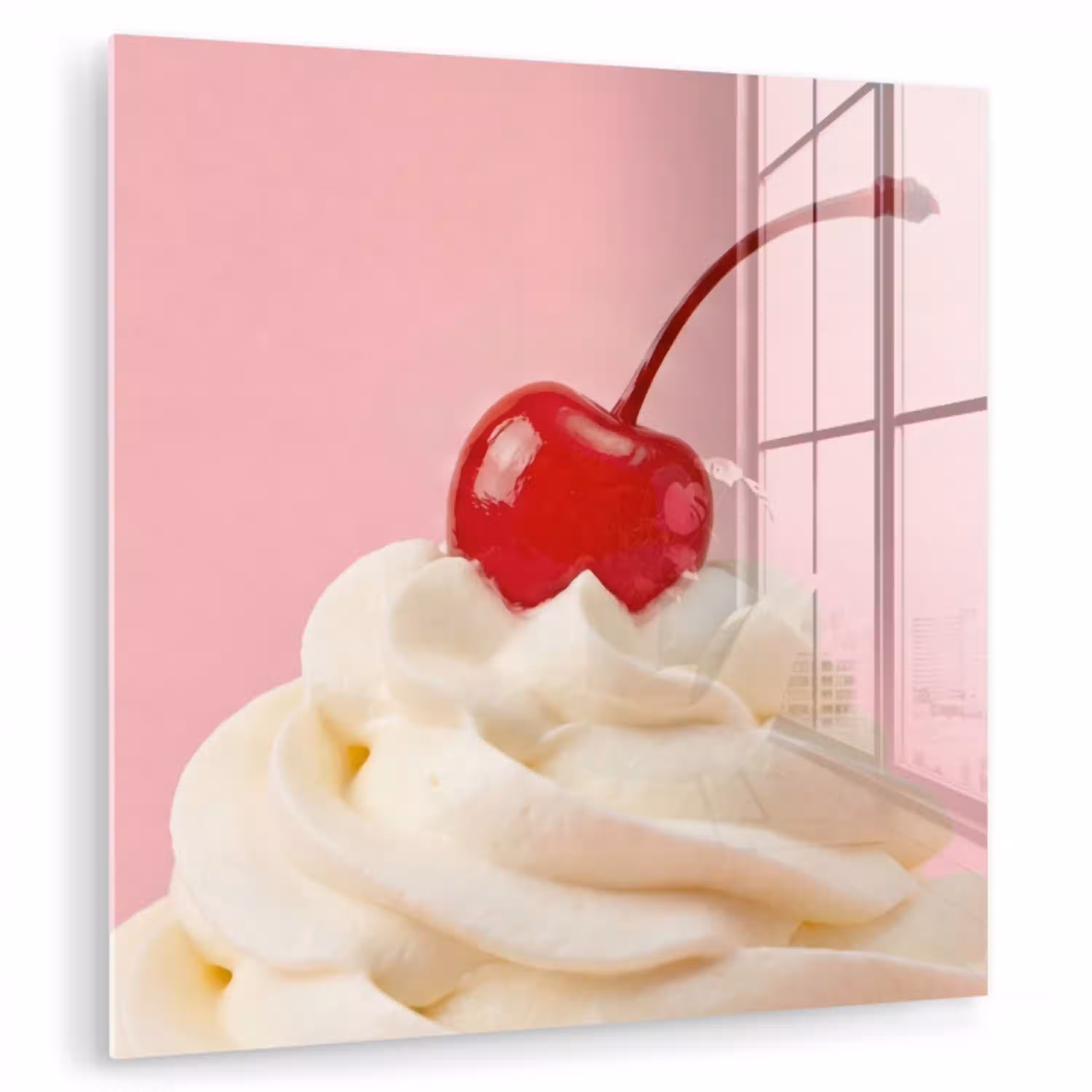 Kers - Slagroom - Roze plexiglas 5mm klein -zzzproduct_nieuw