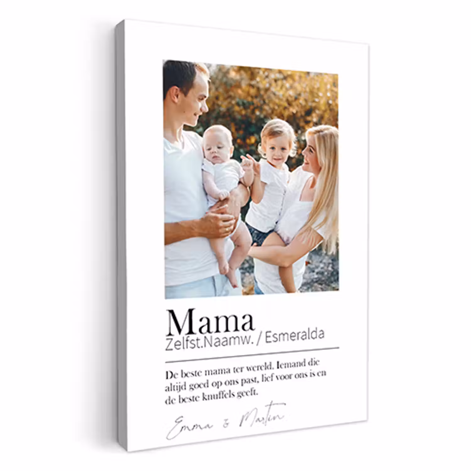 Canvas - Mama betekenis 1 foto