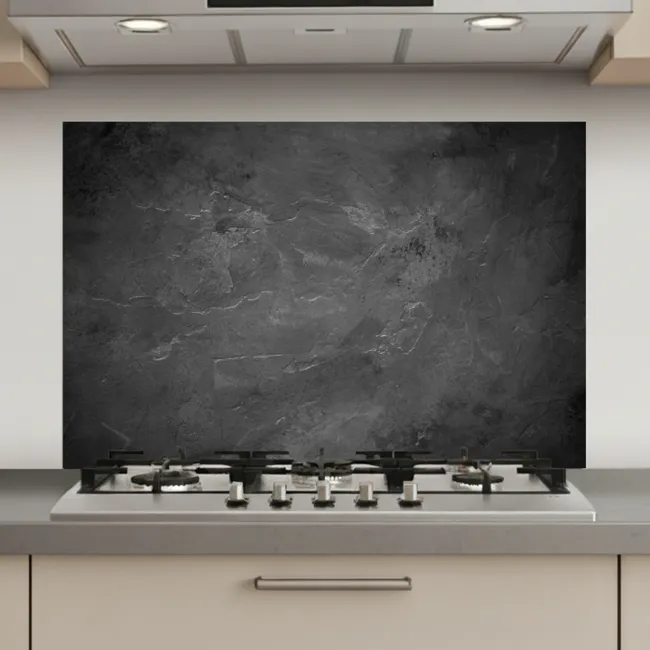 Structuur - Cement - Beton - Grijs - Vintage keuken achterwand spatscherm klein -3d_website