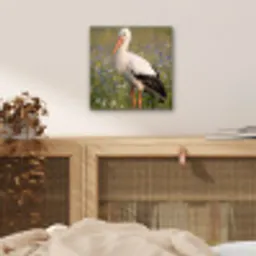 Ooienvaar - Bloemen - Weide - Kleurrijk aluminium wit klein -sfeer3