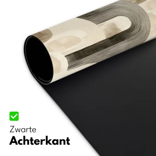 Abstract - Patroon - Bogen Muismat XXL klein 681 -sfeer2