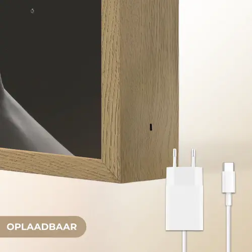 Whiskyglazen - Ijs - Spetters - Zwart Light Box met batterij (Wandlamp) middel -USP_websiteoplaadbaarNL