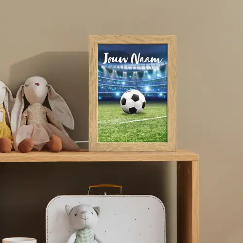 Voetbal - Stadion - Bal - Jongens Light Box met kabel (Kinderlampje) klein -sfeer2_kind