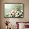 Paaseieren - Pasteltinten - Bloemen Textielframe - compleet frame klein -sfeer1