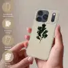 Eikenbladeren - Beige - Groen - Golvende randen Telefoonhoesje iPhone 17 Pro klein -sfeer3_NL