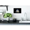 Pannenkoeken - Blauwe Bessen - Bord Muursticker klein -keuken