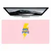 Grl pwr - Bliksem - Roze Muismat XXL klein -zzz3d