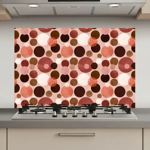 Cirkels - Modern - Kleurrijk keuken achterwand spatscherm klein 900 -3d_website