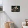 Wolf - Bloemen - Natuur tuinposter los doek klein -sfeer8