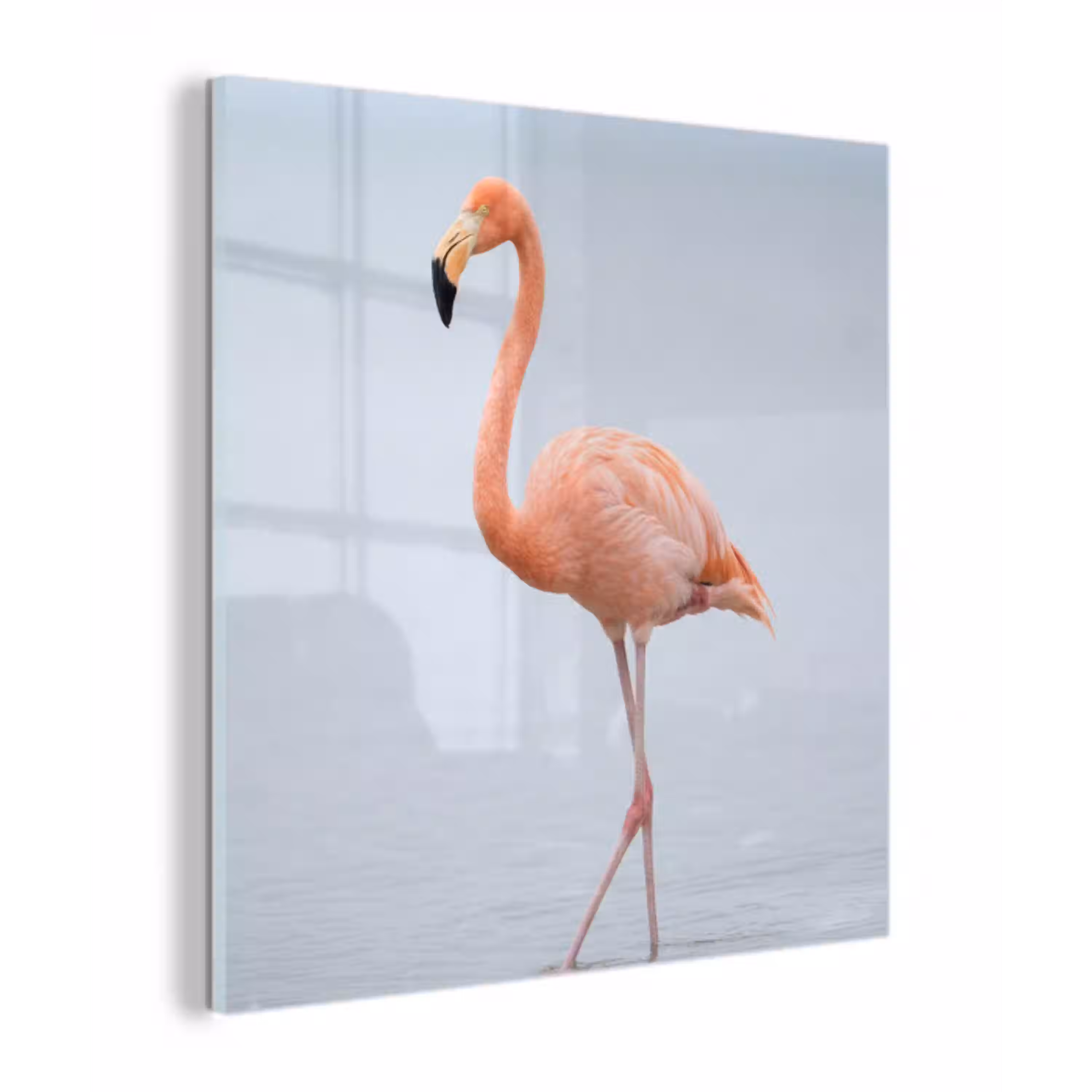 Flamingo - Zee - Roze plexiglas 5mm klein -z3d