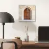 Houten - Deur - Lantaarn aluminium wit klein -sfeer5