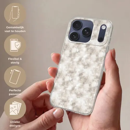 Organisch - Patroon - Gemêleerd Telefoonhoesje iPhone 17 Pro klein 878 -sfeer3_NL
