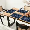 Grafisch - Bloesemtak - Blauw Placemat vinyl groot 368 -zzsfeer4_Kitchenyeah-website