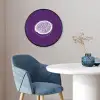Passievrucht - Zaadjes - Paars - Minimalistisch Fotolijst rond zonder passe partout klein -sfeer2
