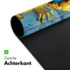 Kreeft - Geel - Blauw - Tegels Muismat XXL klein -sfeer2