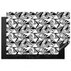 Geometrie - Driehoeken - Zwart - Wit Inductie beschermer vinyl 3mm klein 276 -3d