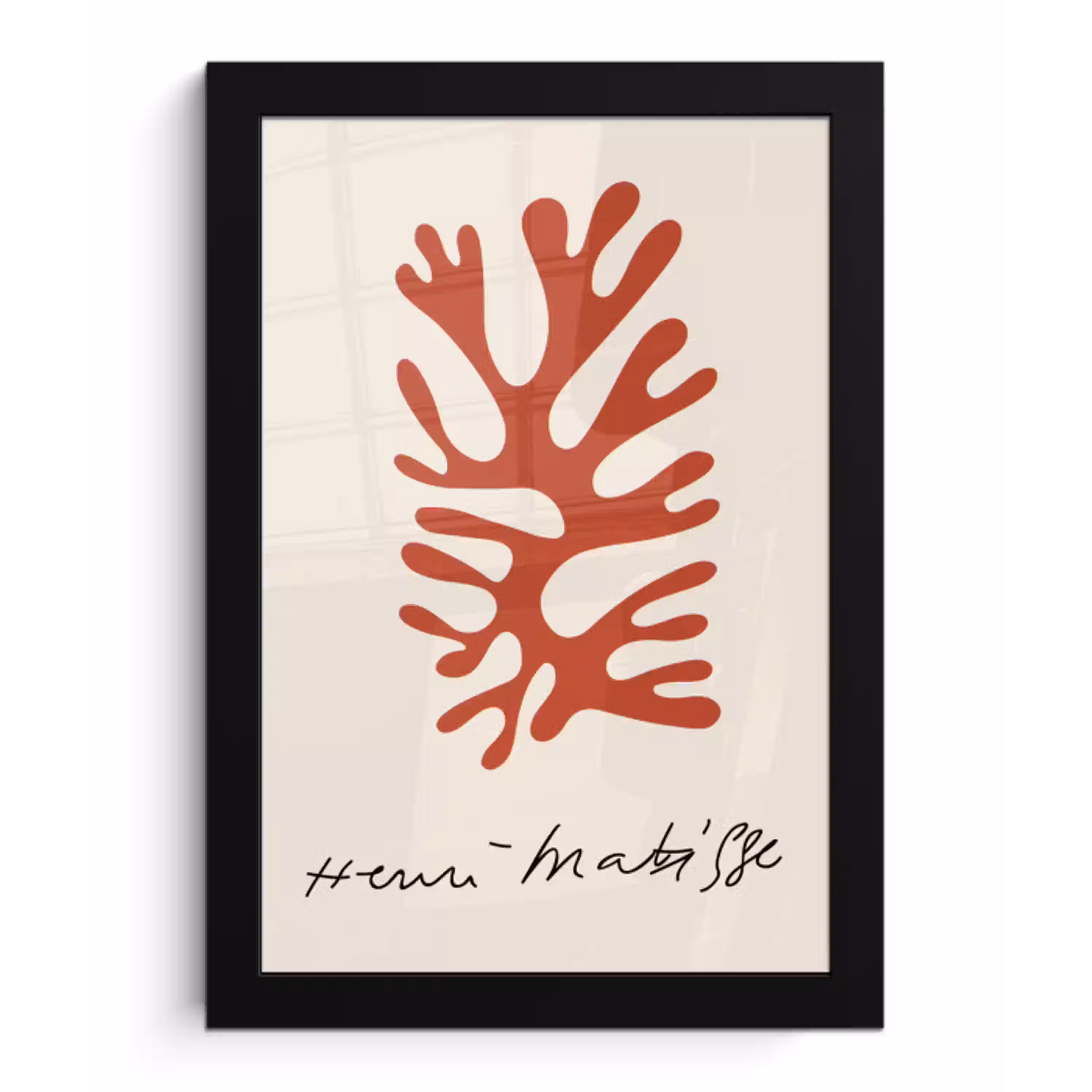Matisse - Oude meesters - Abstract - Kunstwerk fotolijst zwart zonder passe partout klein -3d