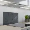 Grijs - Beton - Leisteen - Structuur - Retro keuken achterwand spatscherm klein -3d_schuin