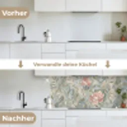 Elegant - Romantiek - Roze keuken achterwand 2 middel -voor-na_DE