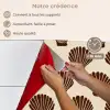 Schelpen - Bruin - Patroon keuken achterwand spatscherm klein -spatscherm_FR