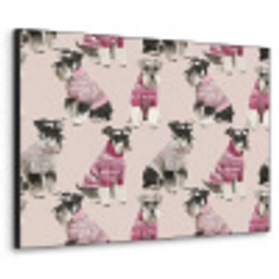 Honden - Truien - Rood Textielframe zwart klein 947 -3d