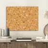 Terrazzo -  Patroon - Okergeel PET vilt klein 837 -sfeer1