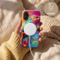 Kameleon - Tak - Gestreept - Bladeren Toughcase MagSafe Apple iPhone 17 klein -USP_MagsafeV