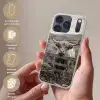 Schotse hooglander - Zwart - Wit - Hout Telefoonhoesje iPhone 17 Pro klein -sfeer3_NL