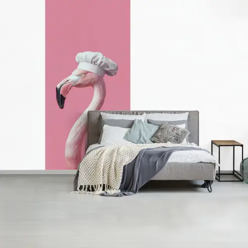 Flamingo - Roze - Koksmuts - Vogel fotobehang vinyl groot -slaapkamer