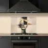 Goud - Vrouw - Rechthoeken keuken achterwand spatscherm klein -sfeer1