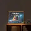 Neon - Net - Voetbal - Kleurrijk Light Box met batterij (Wandlamp kind) middel -sfeer1_kind