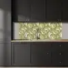Abstract - Textuur - Groen keuken achterwand 2 middel 871 -sfeer1