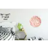 Marmer - Pastel - Roze - Blauw - Marmerlook - Abstract Wandcirkel aluminium klein -kinderkamer