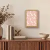 Modern - Kraanvogels - Roze Light Box met kabel (Tafellamp) klein 925 -sfeer2