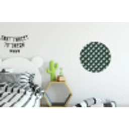 Ballen - Golf - Groen Wandcirkel aluminium klein 190 -kinderkamer