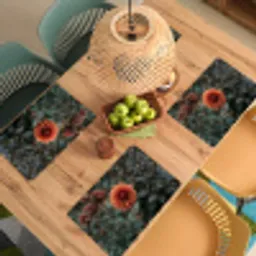 Dahlia - Bloem - Natuur - Sfeervol Placemat vinyl groot -zzsfeer5_Kitchenyeah-website