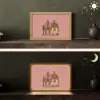 Illustratie - Bankje - Personen - Minimalistisch Light Box met kabel (Tafellamp) klein -sfeer3