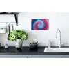 Spiraal - Roze - Draaiend Muursticker klein -keuken